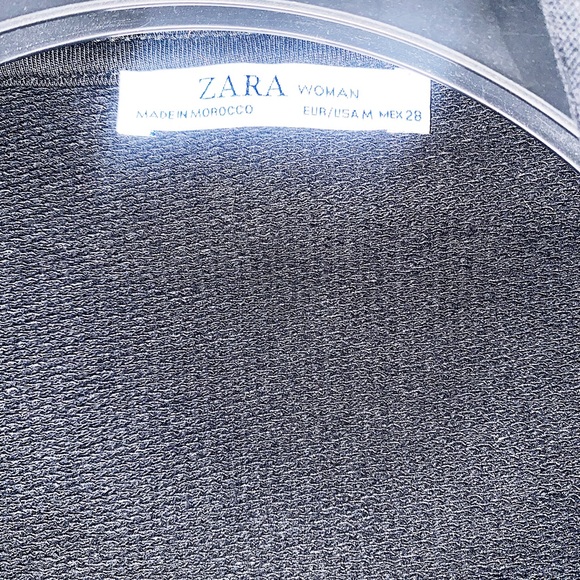 Zara utility jacket black green and orange women’s size medium - Picture 8 of 10